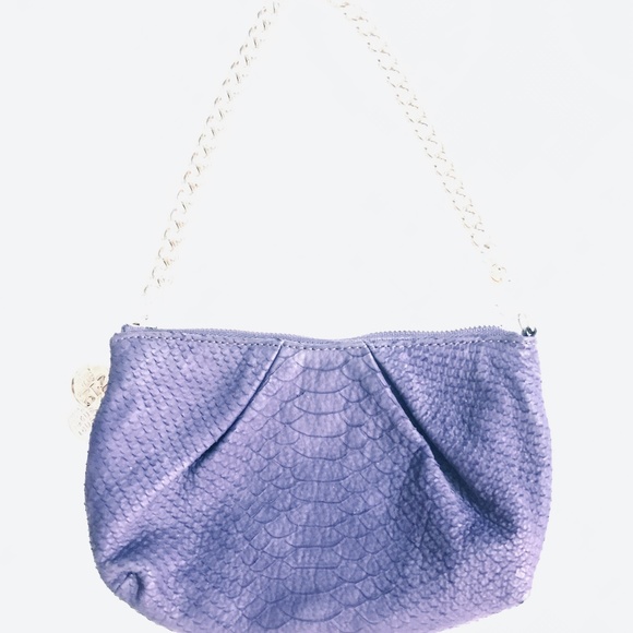 Henri Bendel purple bag wristlet - Picture 6 of 11